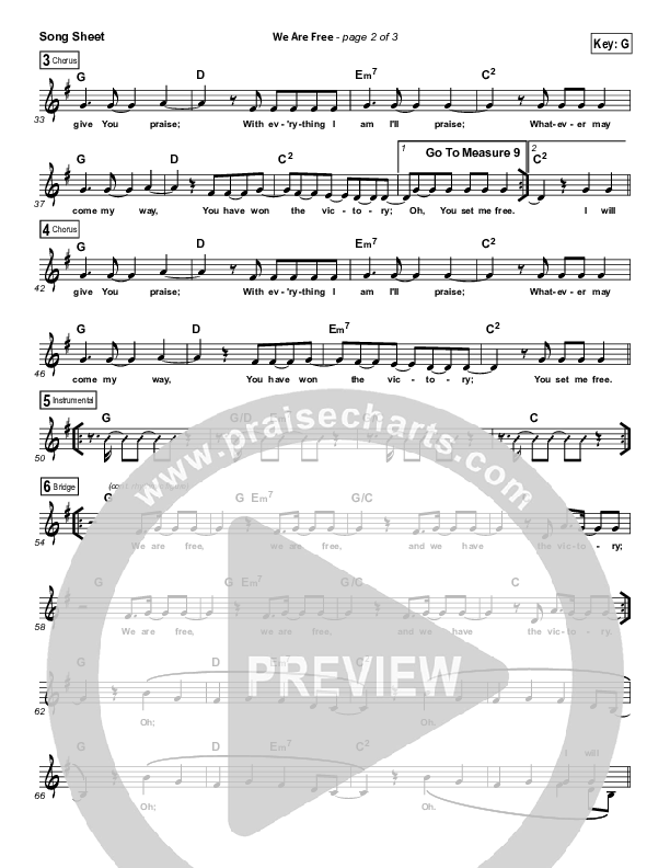 We Are Free Lead (SAT) (Planetshakers)