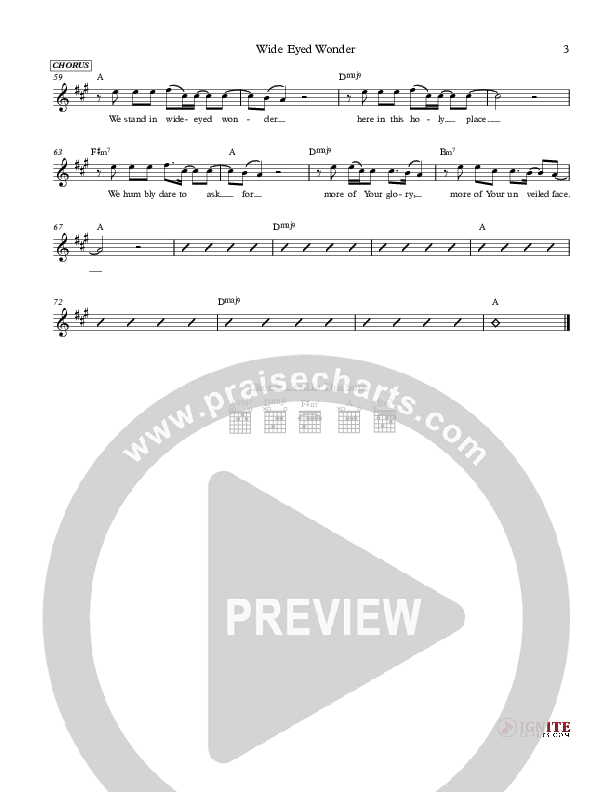 Wide Eyed Wonder Lead Sheet (Here Be Lions)