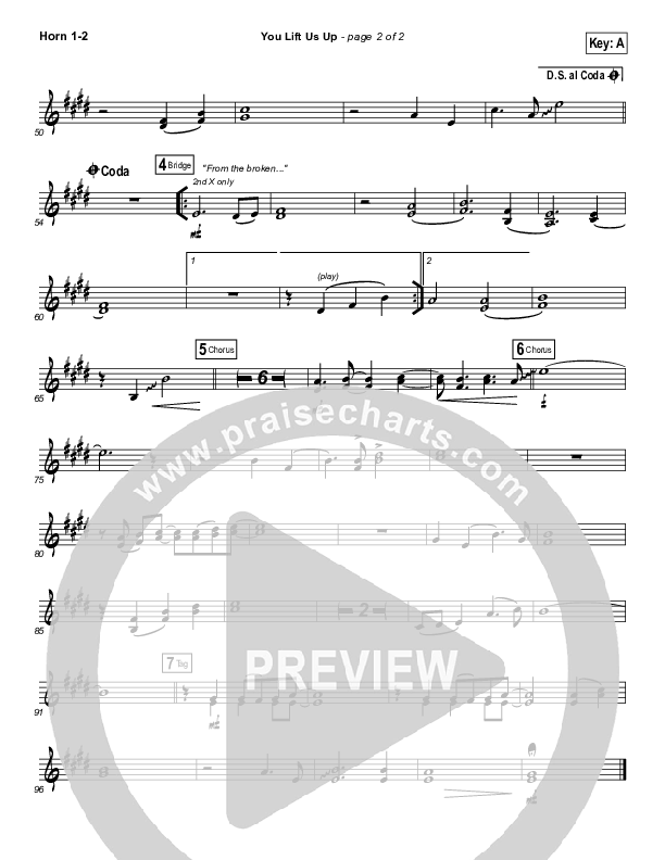 You Lift Us Up Brass Pack (Paul Baloche)