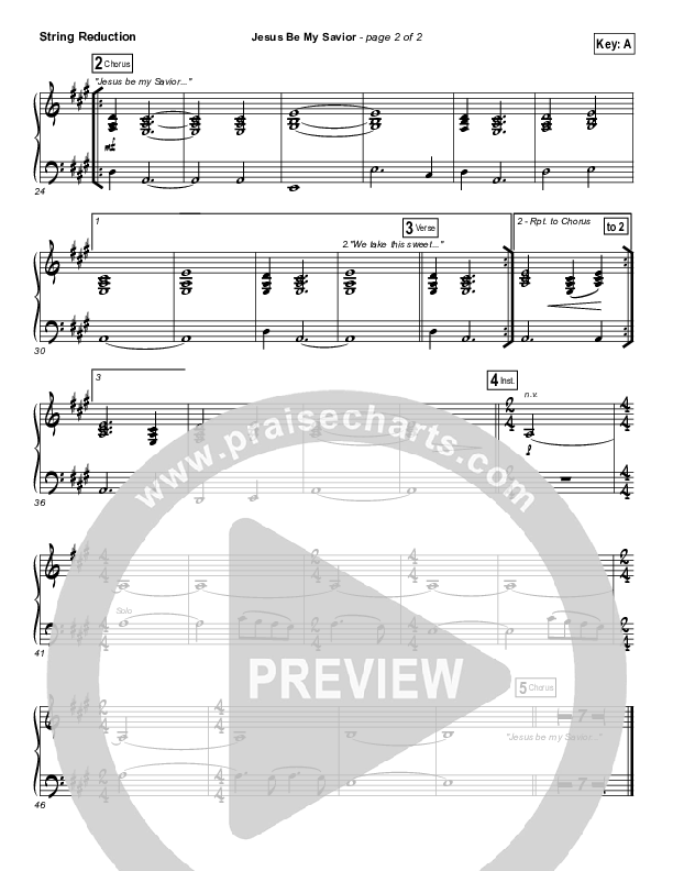 Jesus Be My Savior String Pack (Paul Baloche)