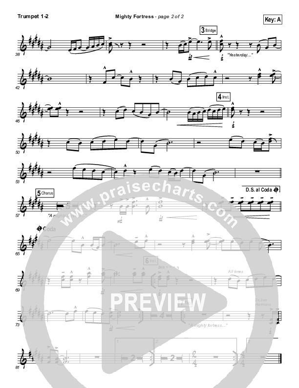 Mighty Fortress Trumpet 1,2 (Paul Baloche)