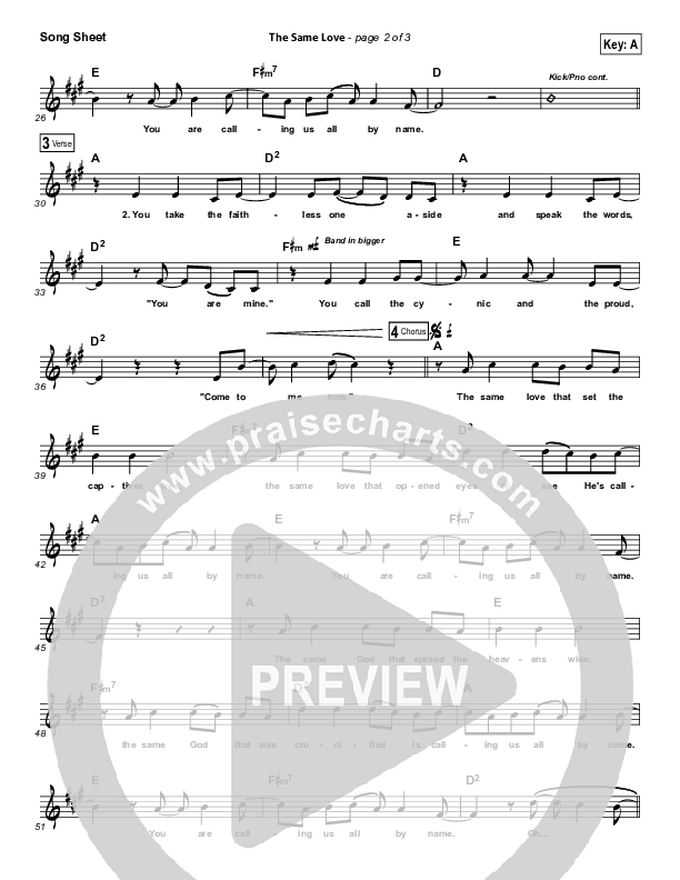 The Same Love Lead (SAT) (Paul Baloche)