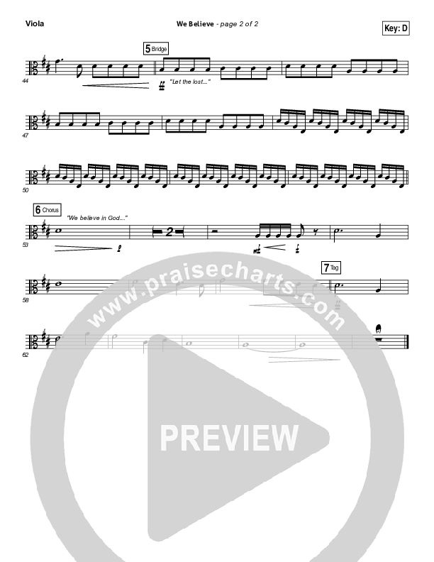 We Believe Viola (Newsboys)