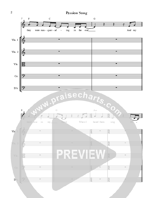 Passion Song (Live) String Ensemble (Sean Carter)