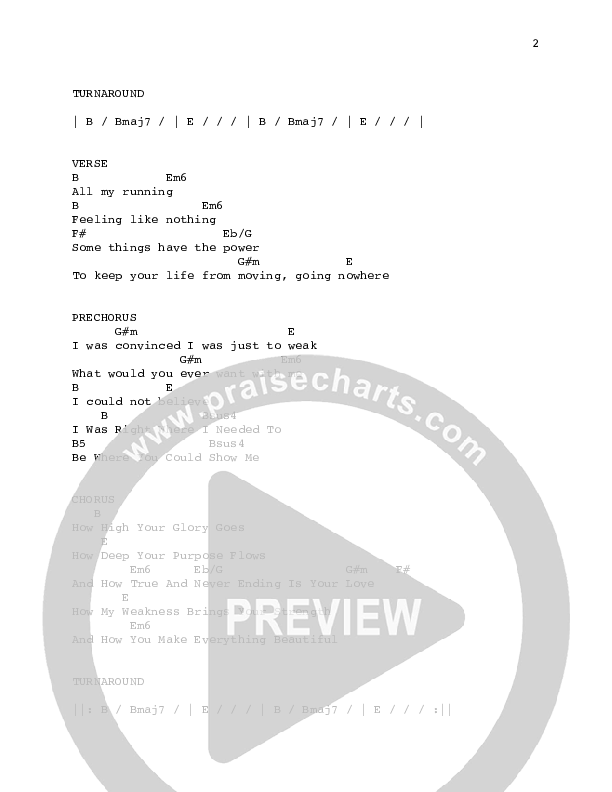 Beautiful Chords & Lyrics (Fellowship Creative)