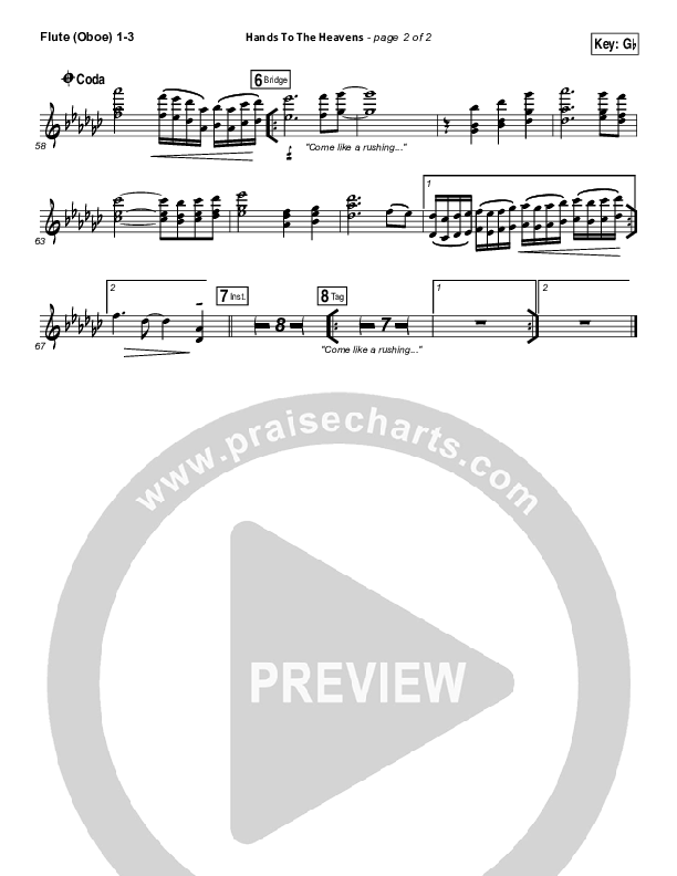 Hands To The Heavens Wind Pack (Kari Jobe)