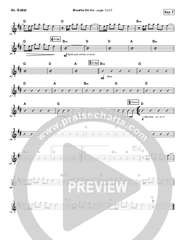 Breathe On Us Acoustic Guitar (Kari Jobe)