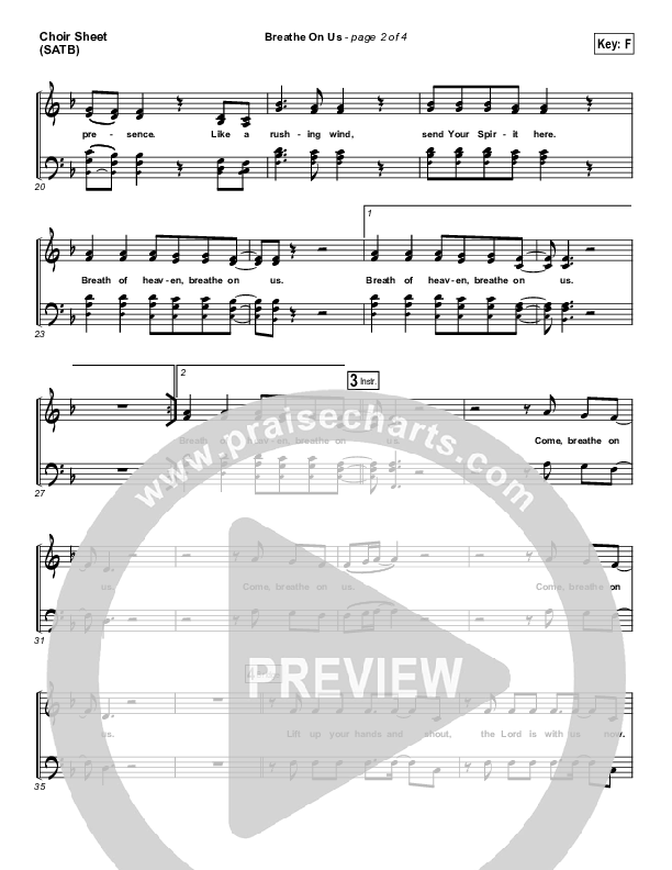 Breathe On Us Choir Vocals (SATB) (Kari Jobe)