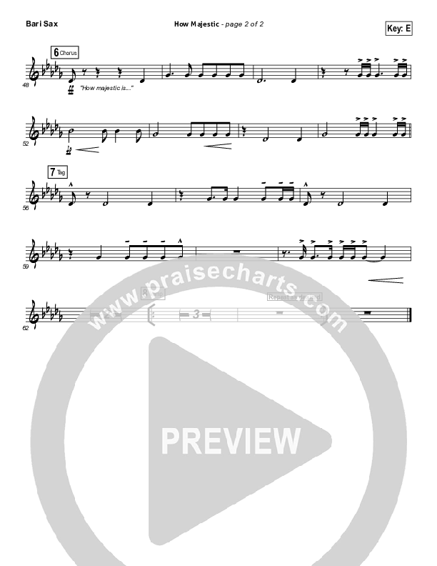 How Majestic Bari Sax (Kari Jobe)