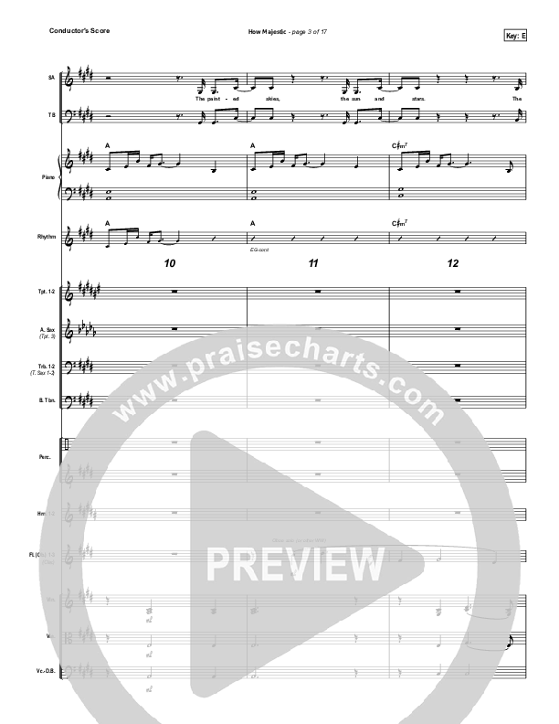 How Majestic Conductor's Score (Kari Jobe)