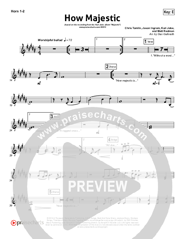 How Majestic Brass Pack (Kari Jobe)