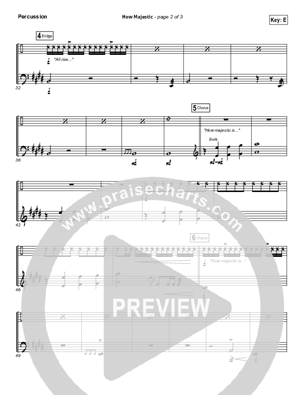 How Majestic Percussion (Kari Jobe)