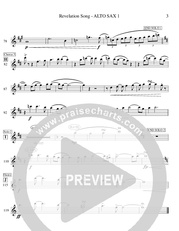 Revelation Song Alto Sax 1/2 (Ric Flauding)