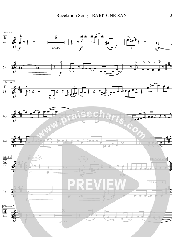 Revelation Song Bari Sax (Ric Flauding)