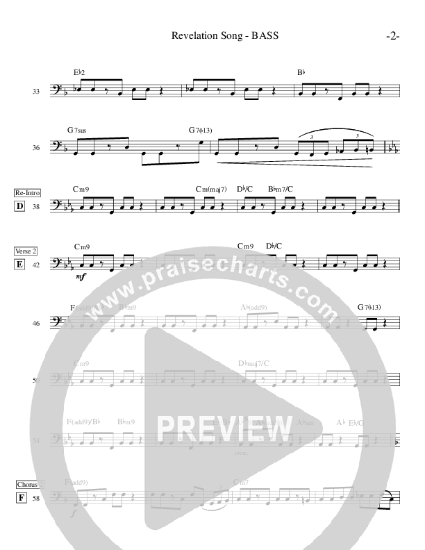 Revelation Song Bass Guitar (Ric Flauding)