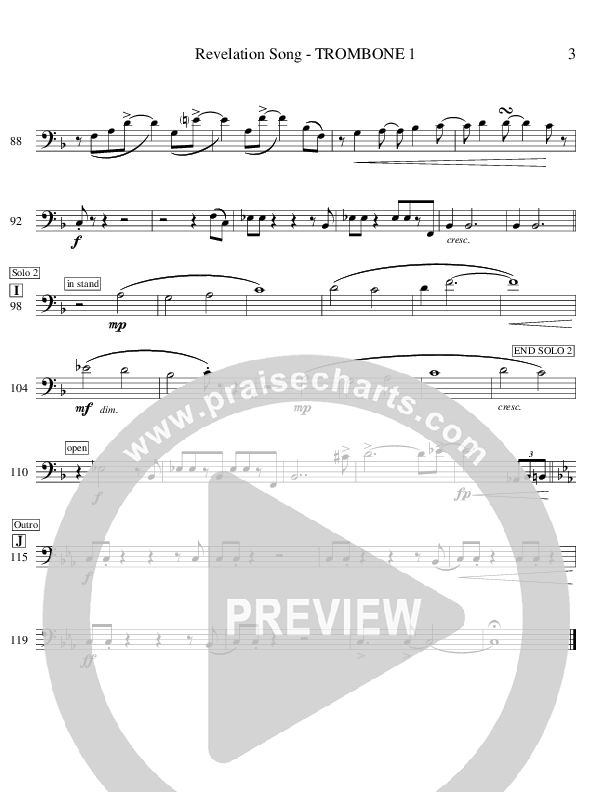Revelation Song Trombone 1 (Ric Flauding)