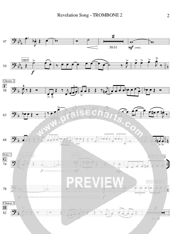 Revelation Song Trombone 2 (Ric Flauding)