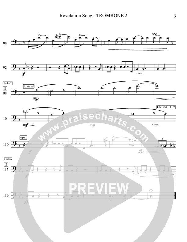 Revelation Song Trombone 2 (Ric Flauding)