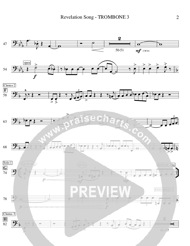 Revelation Song Trombone 3 (Ric Flauding)