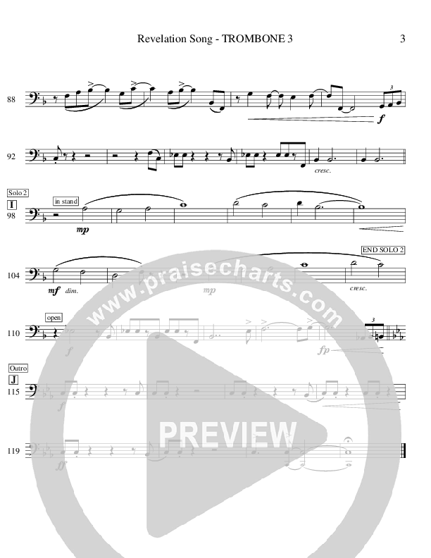 Revelation Song Trombone 3 (Ric Flauding)