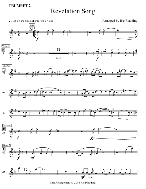 Revelation Song Trumpet 2 (Ric Flauding)