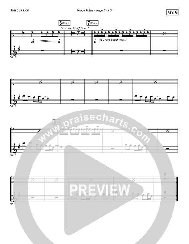 Made Alive Percussion (Citizens)