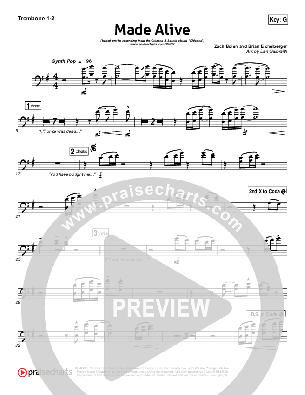 Made Alive Trombone 1/2 (Citizens)