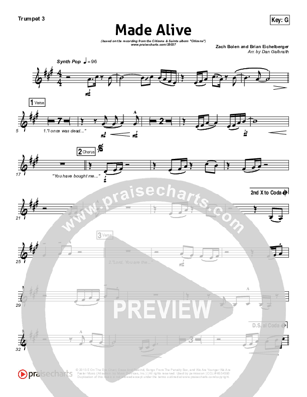 Made Alive Trumpet 3 (Citizens)