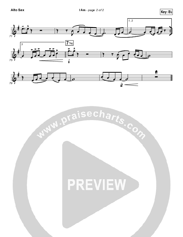 I Am Alto Sax (David Crowder / Passion)