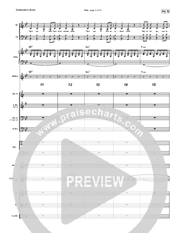 I Am Conductor's Score (David Crowder / Passion)