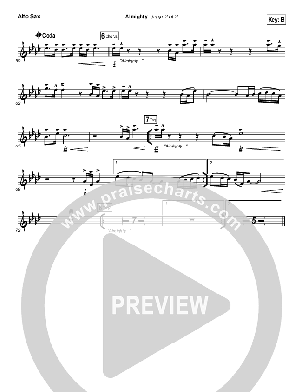 Almighty Alto Sax (Chris Tomlin / Passion)