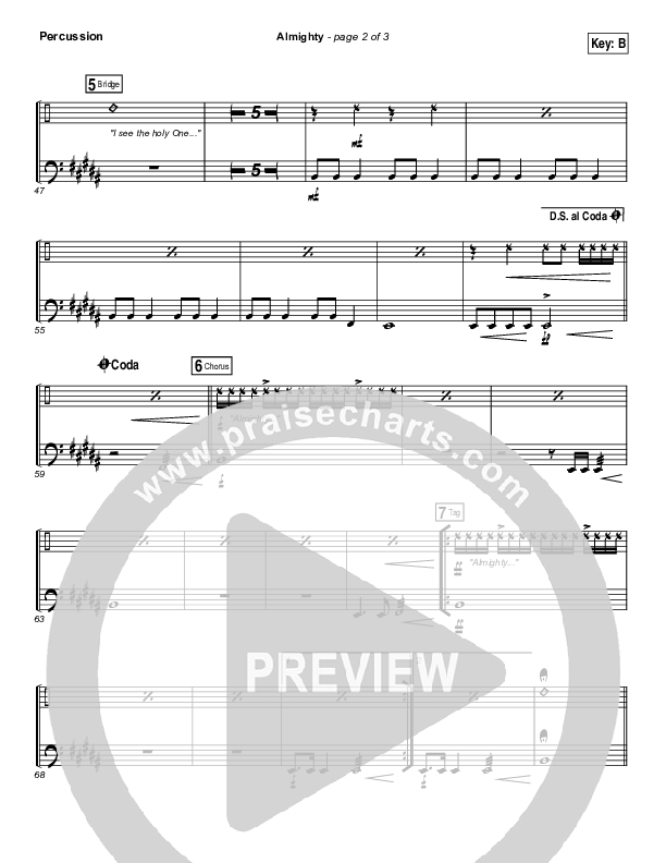 Almighty Percussion (Chris Tomlin / Passion)