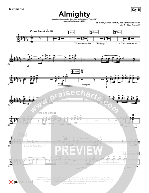 Almighty Brass Pack (Chris Tomlin / Passion)