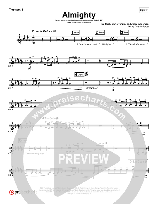 Almighty Trumpet 3 (Chris Tomlin / Passion)