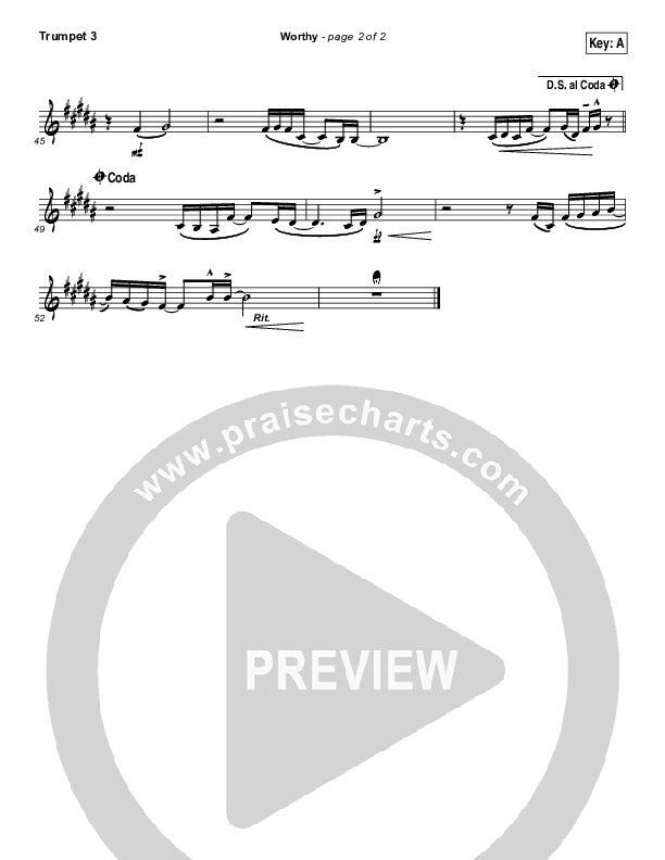 Worthy Trumpet 3 (Matt Redman / Passion)