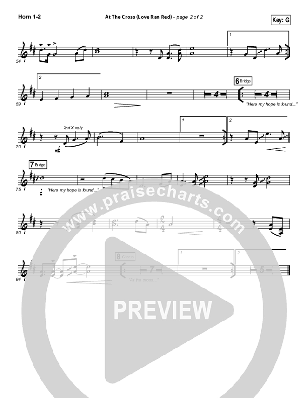 At The Cross (Love Ran Red) Brass Pack (Chris Tomlin / Passion)