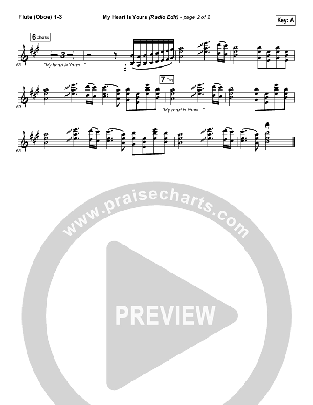 My Heart Is Yours (Radio) Wind Pack (Kristian Stanfill / Passion)