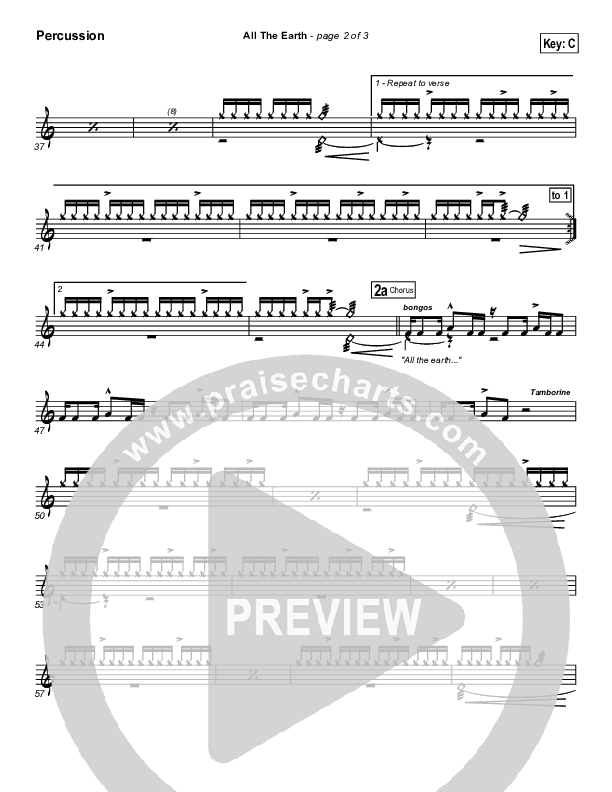 All The Earth Percussion (Don Moen)