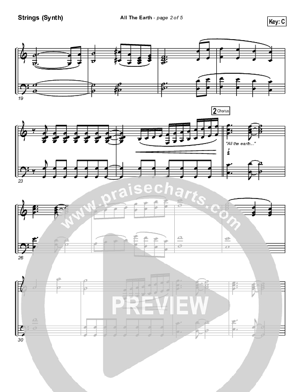 All The Earth Synth Strings (Don Moen)