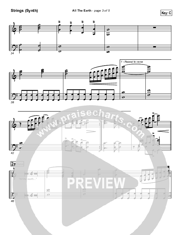 All The Earth Synth Strings (Don Moen)