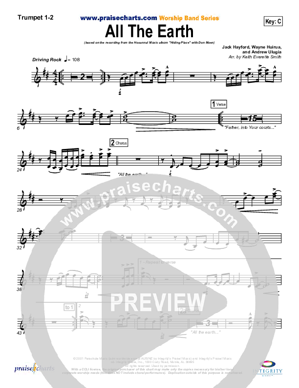 All The Earth Trumpet 1,2 (Don Moen)