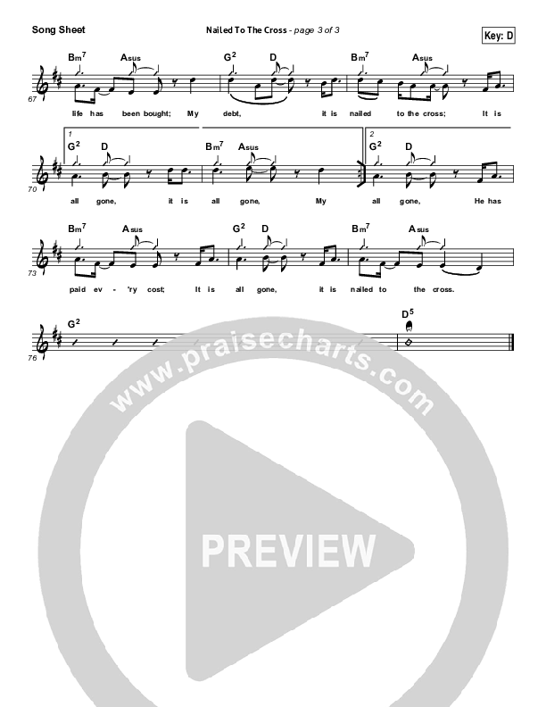 Nailed To The Cross Lead (SAT) (Rush Of Fools)