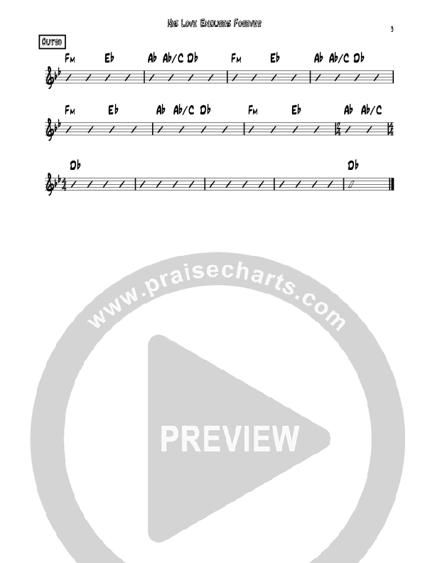 His Love Endures Forever Chords & Lyrics (Riverview Church)