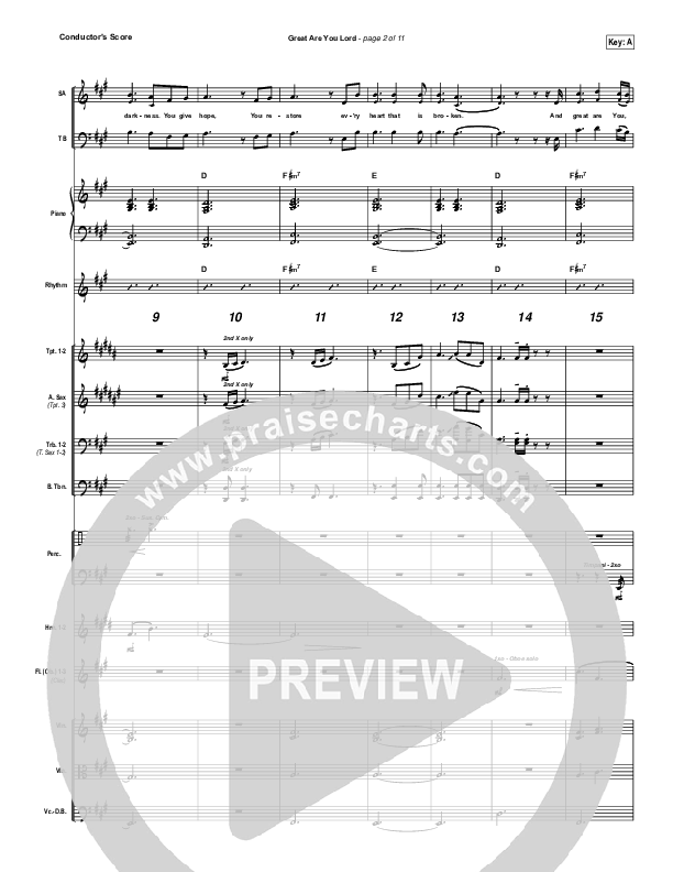 Great Are You Lord Orchestration (All Sons & Daughters)