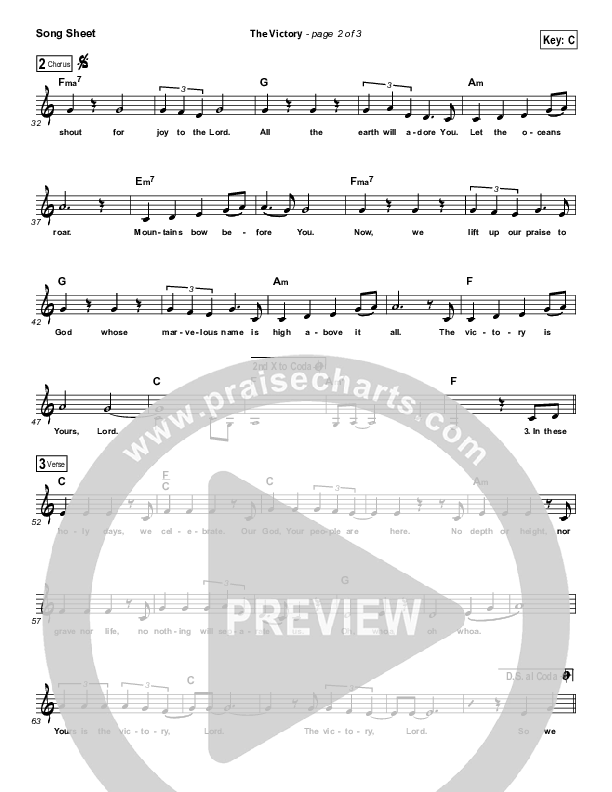 The Victory Lead (SAT) (All Sons & Daughters)