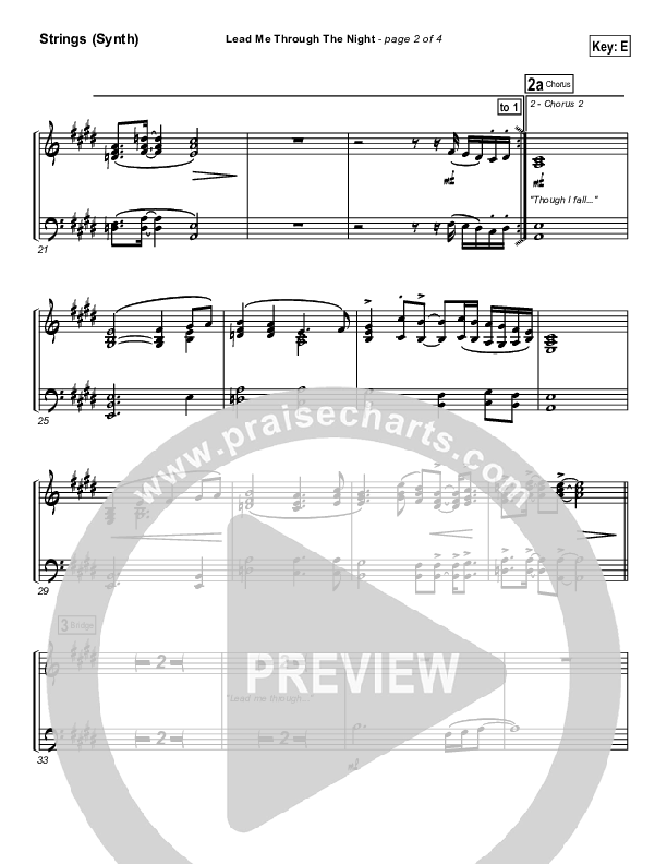 Lead Me Through The Night Synth Strings (Don Moen)