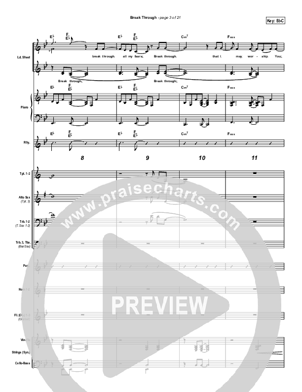 Break Through Conductor's Score (Don Moen)