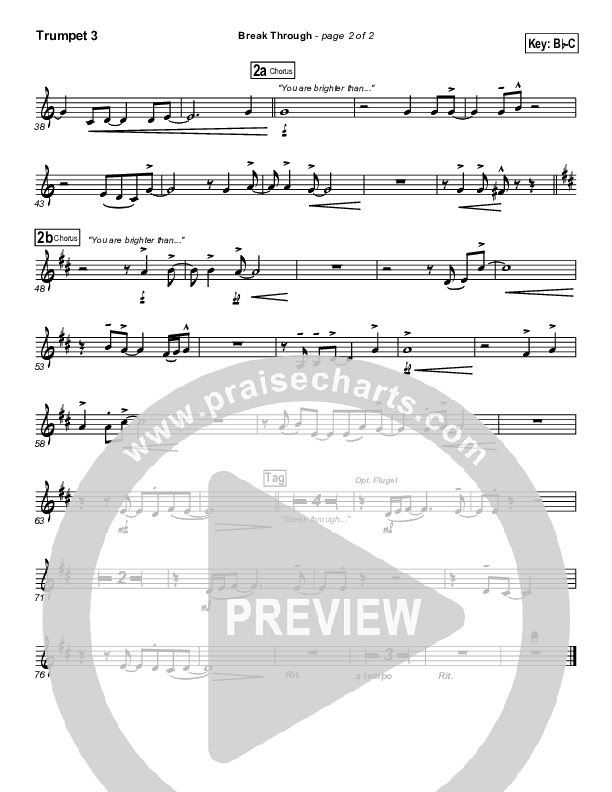 Break Through Trumpet 3 (Don Moen)