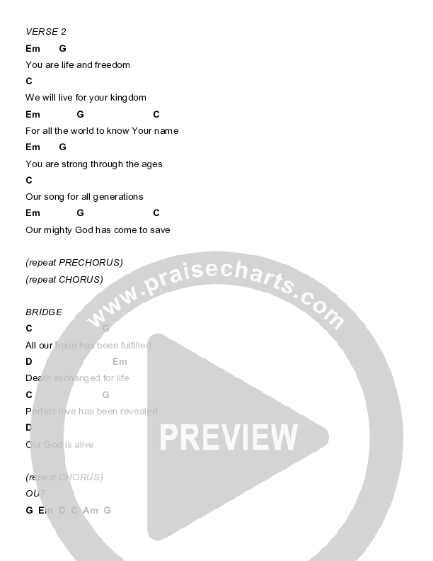 Our Great God Chords & Lyrics (Casey Darnell / North Point Worship)