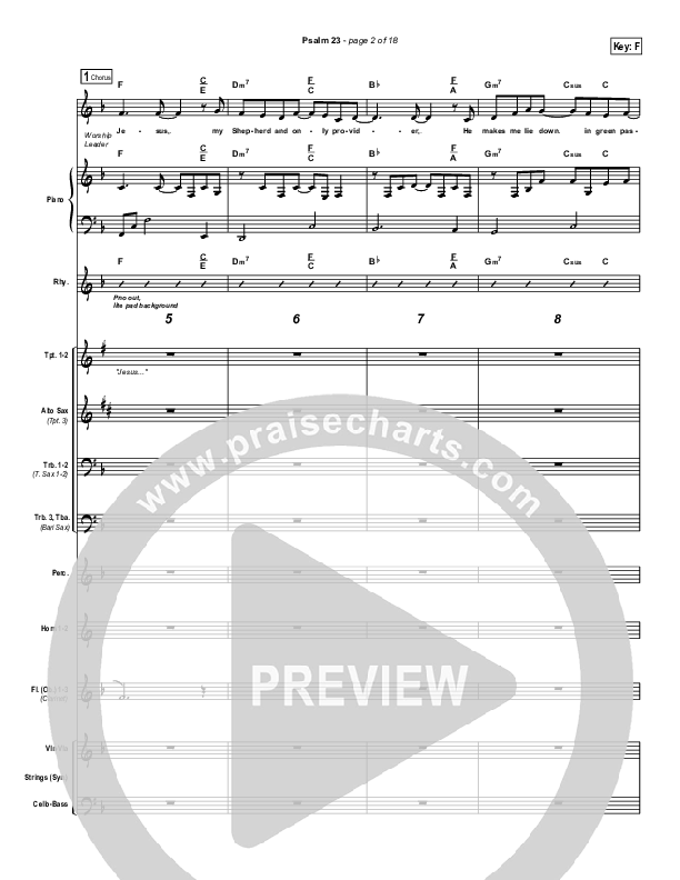 Psalm 23 Orchestration (Don Moen)